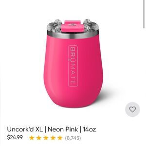 Brümate Uncork'd XL Neon Pink 140z